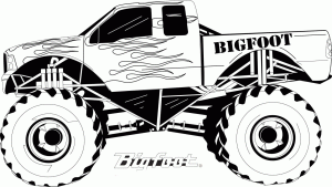 Free Printable Monster Jam Coloring Pages Coloring Home