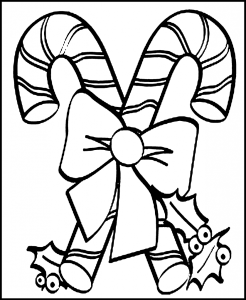 Free Printable Candy Cane Coloring Pages For Kids Printable christmas
