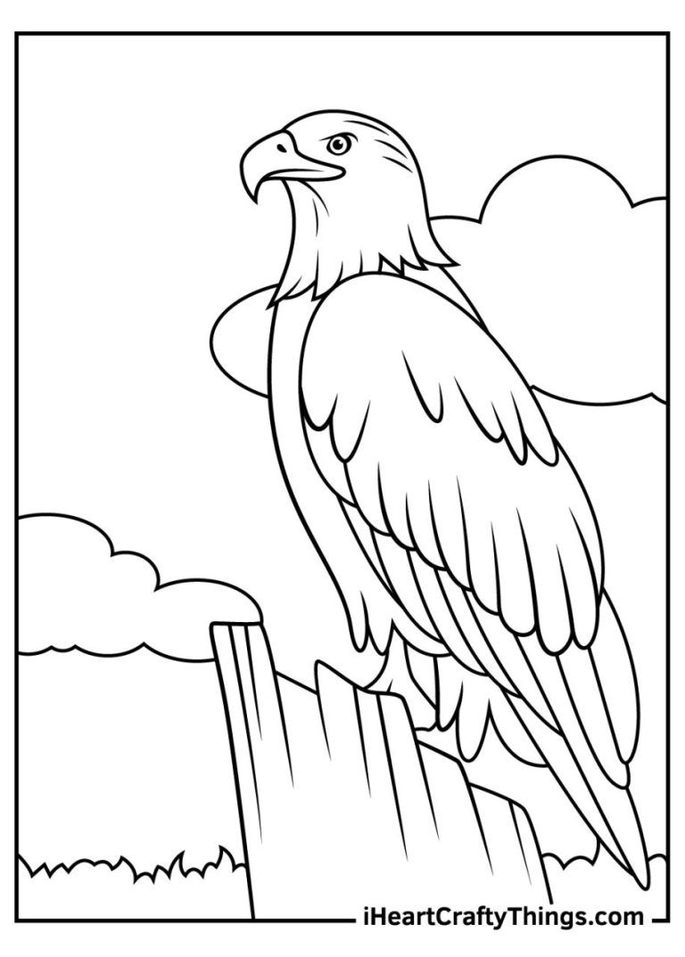 Bald Eagle Coloring Page