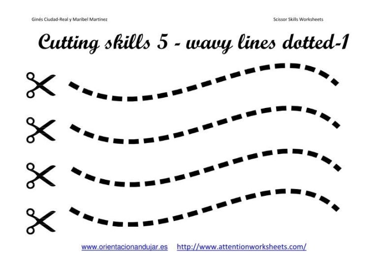 Cutting Practice Worksheets For Toddlers