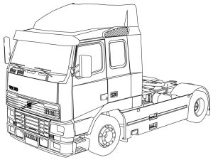 18 Wheeler Semi Truck Realistic Ford Truck Coloring Pages Askworksheet