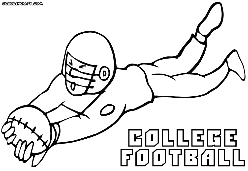 College football coloring pages Coloring pages to download and print