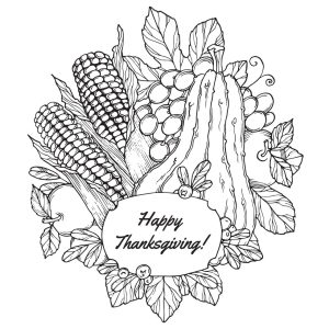 Thanksgiving to color for kids Thanksgiving Kids Coloring Pages
