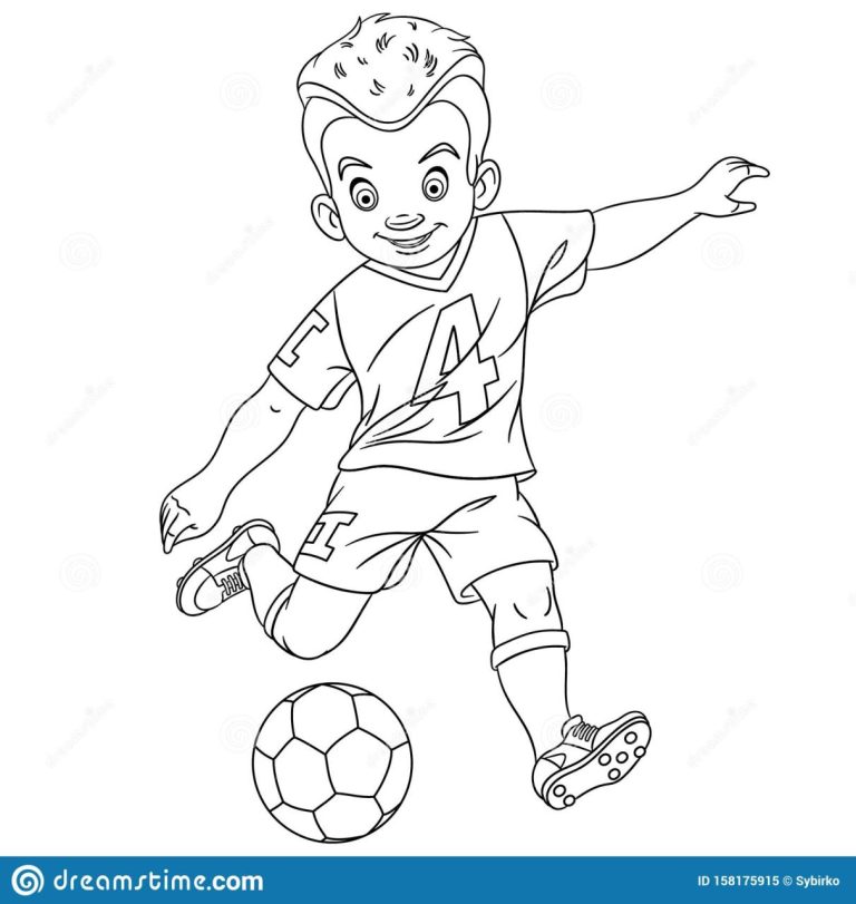 Coloring Page Football