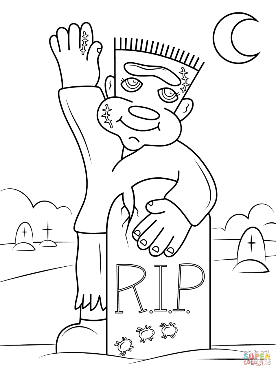 Frankenstein Coloring Pages