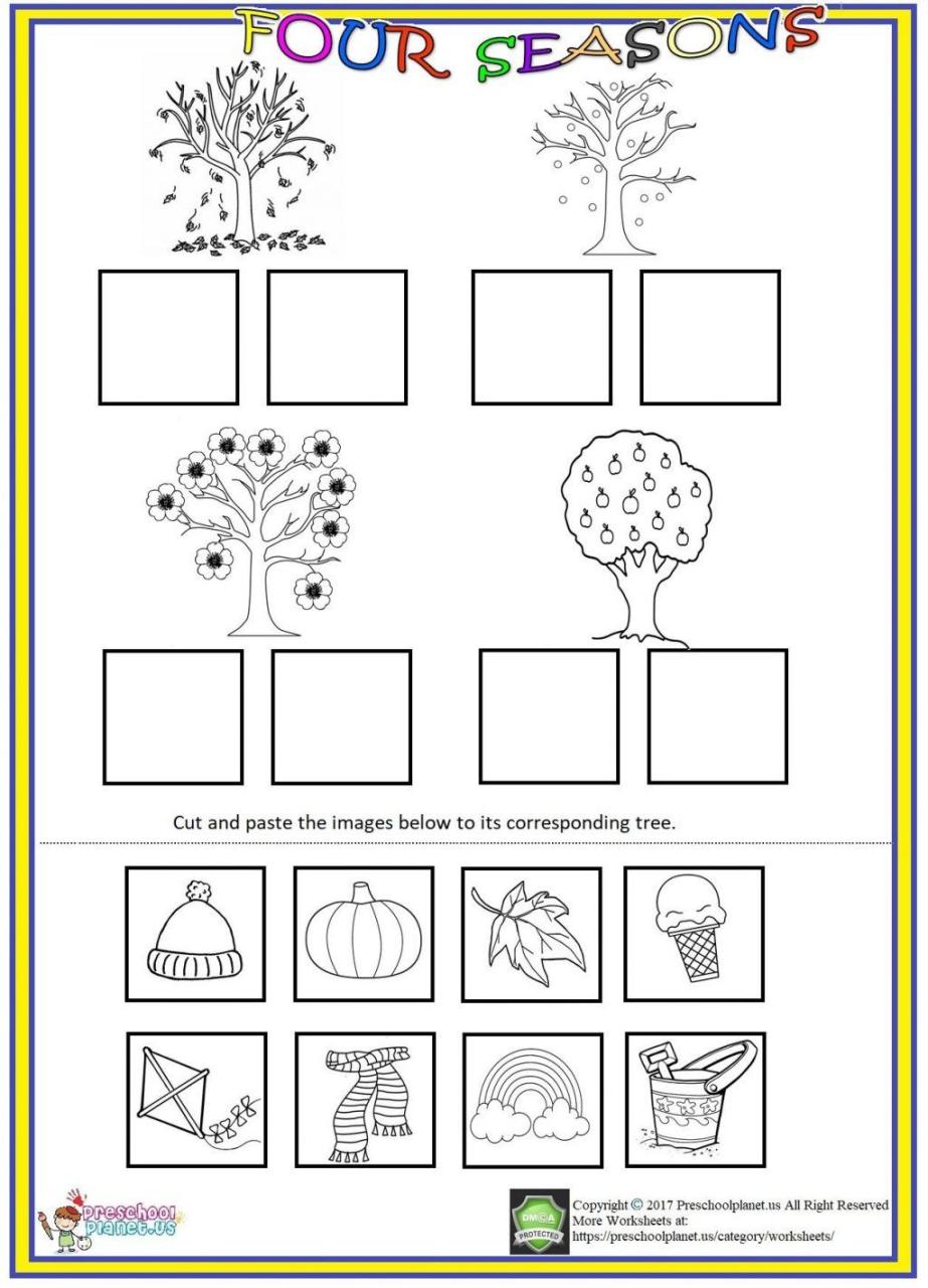 Cutting Worksheets For Preschool Pdf