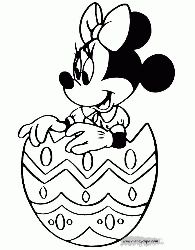 Disney Easter Color Pages