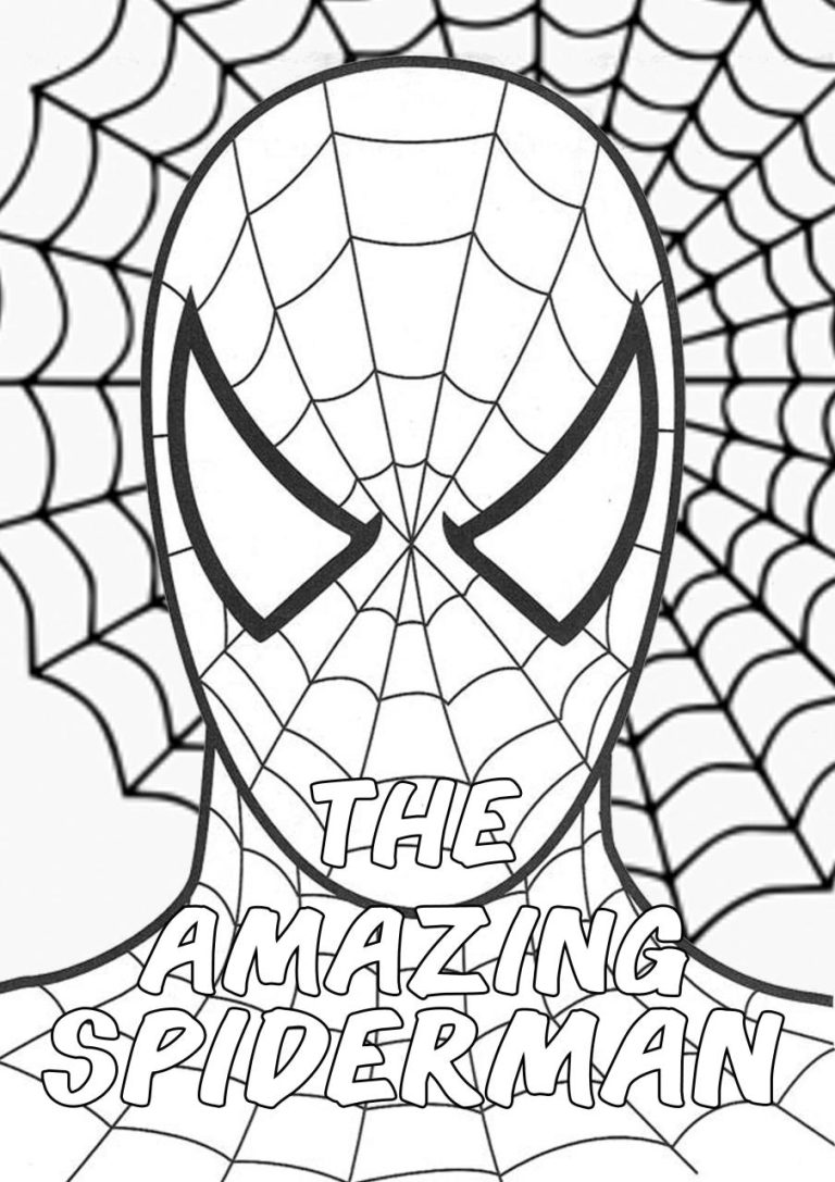 Coloring Pages Of Spiderman