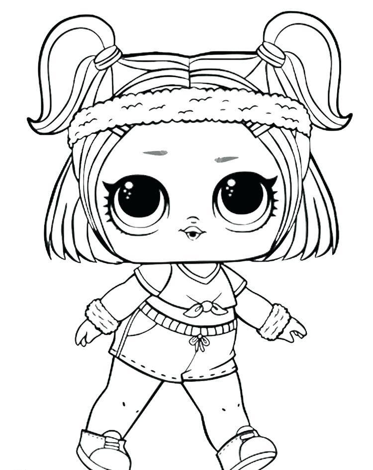 Lol Dolls Coloring Page