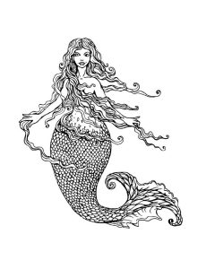 Pretty Mermaid Coloring Pages for Girls 101 Coloring in 2020