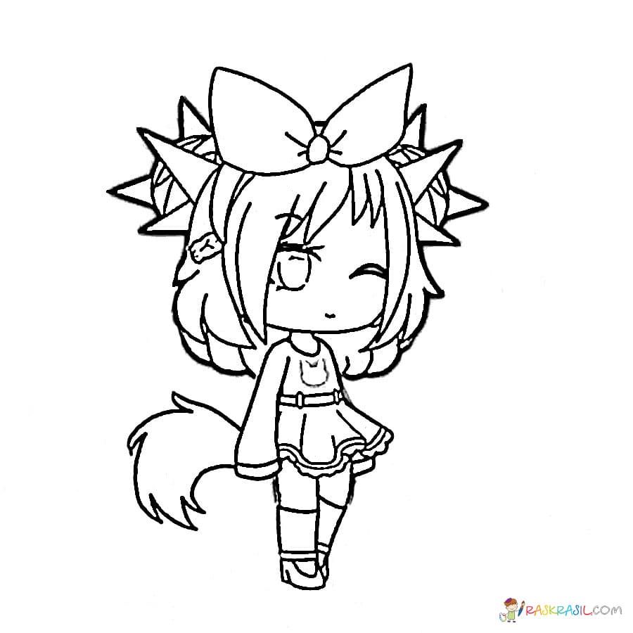 Coloring Pages Of Gacha Life Characters Coloring Pages