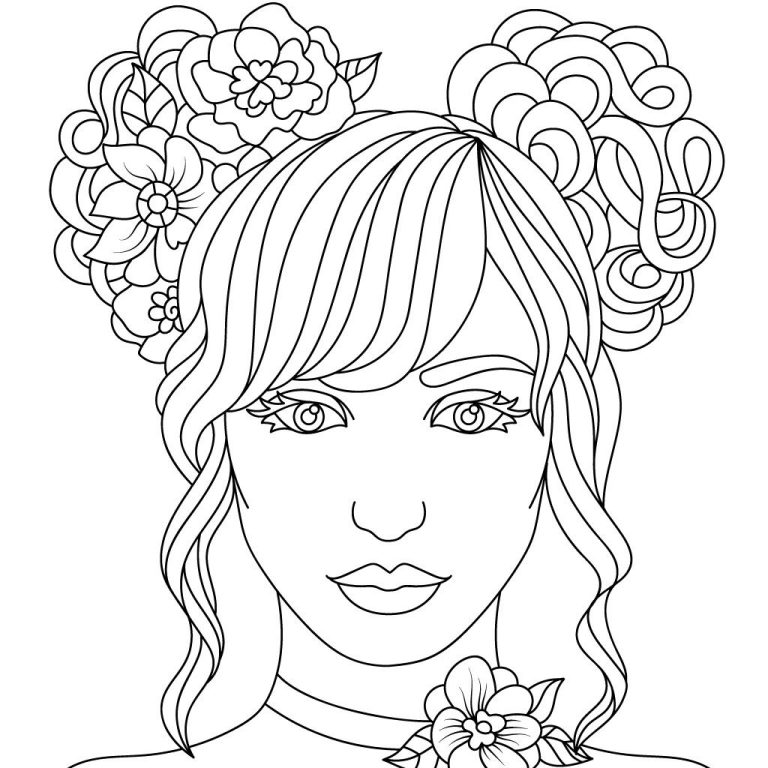 Coloring Pages With People