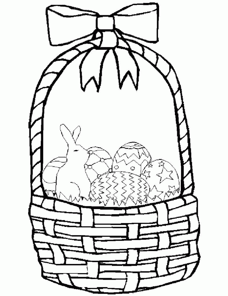 Easter Basket Color Pages