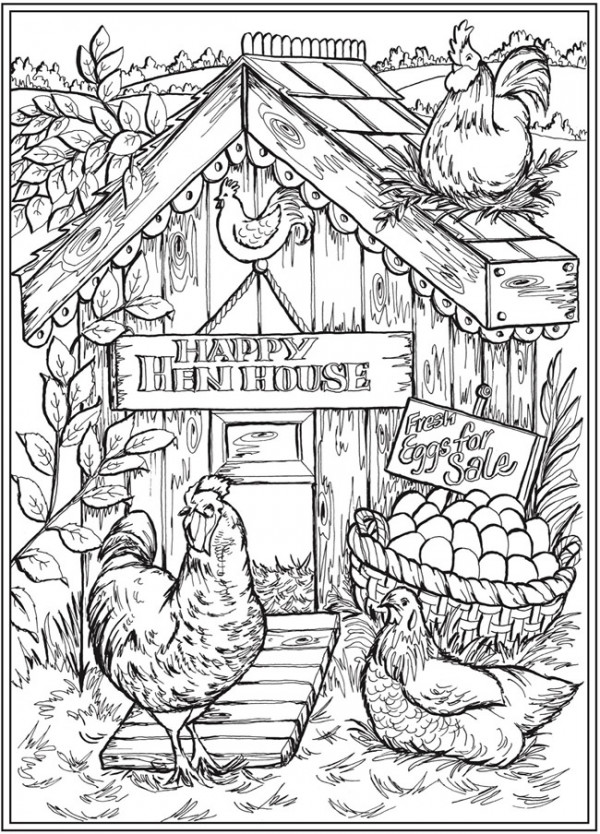 Farming Coloring Pages