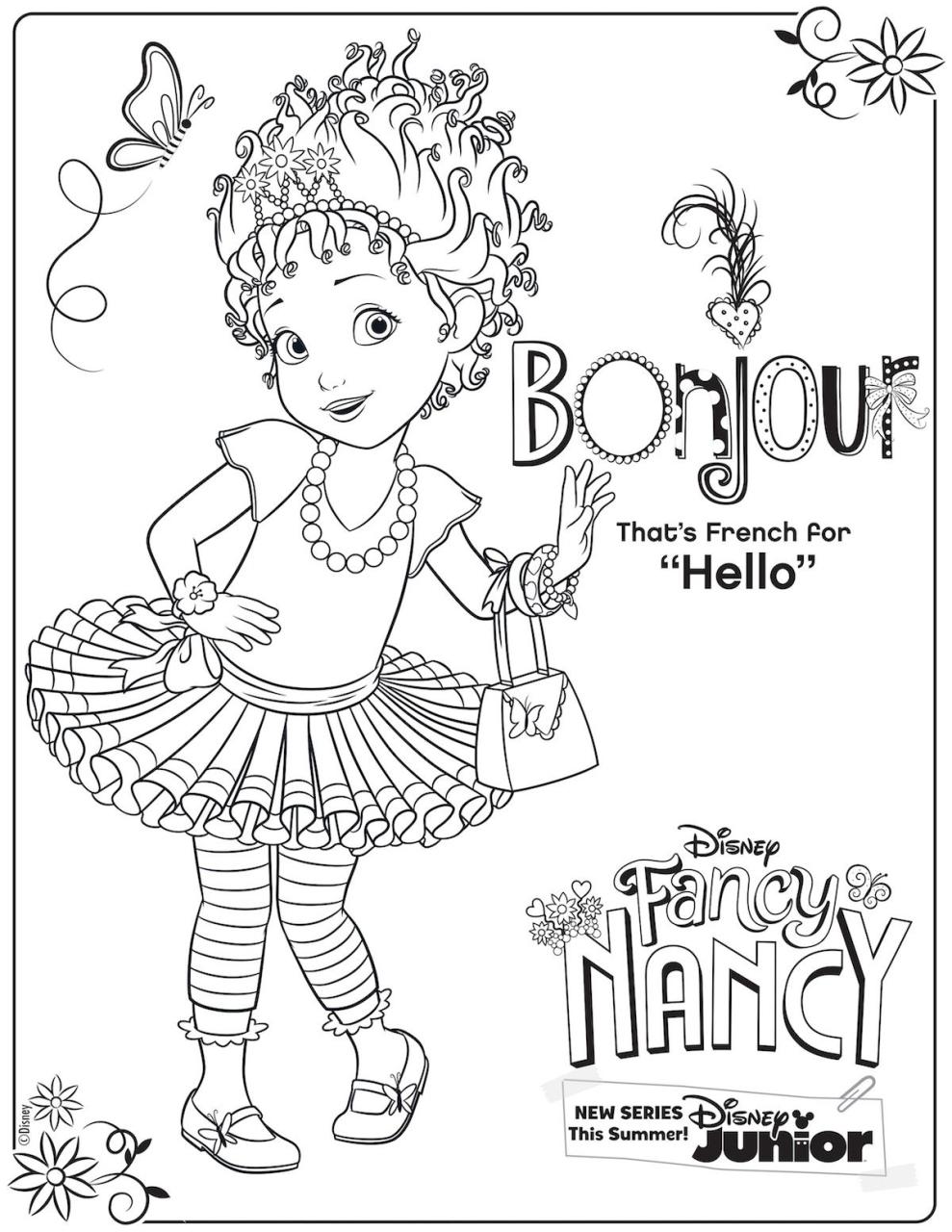 Printable Pictures Of Fancy Nancy Fancy nancy party, Mermaid coloring
