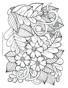Free Printable Autumn Coloring Pages at Free