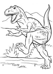 20+ Free Printable TRex Coloring Pages