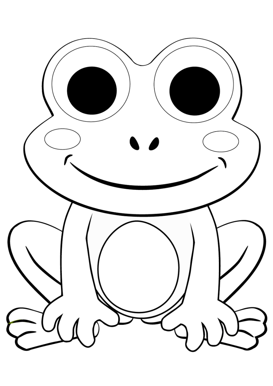 Frog Coloring Pages PRINTABLE Kids Worksheets
