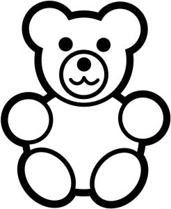 Gummy Bear Coloring Page at Free printable colorings