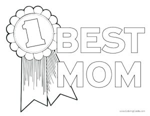 Happy Birthday Mom Printable Coloring Pages at Free