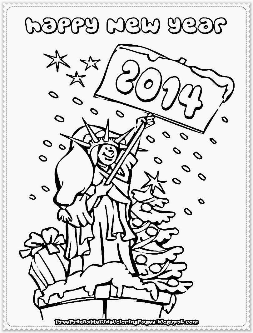 Coloring Pages New Year