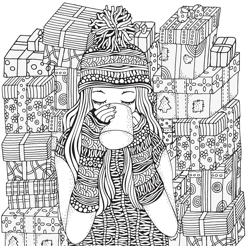 Indie Kid Aesthetic Coloring Pages Coloring and Drawing