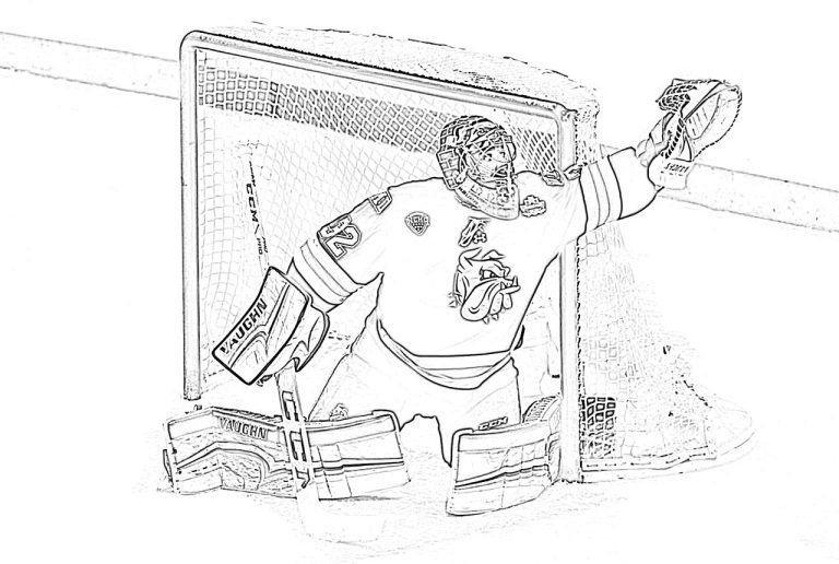 Coloring Pages Hockey