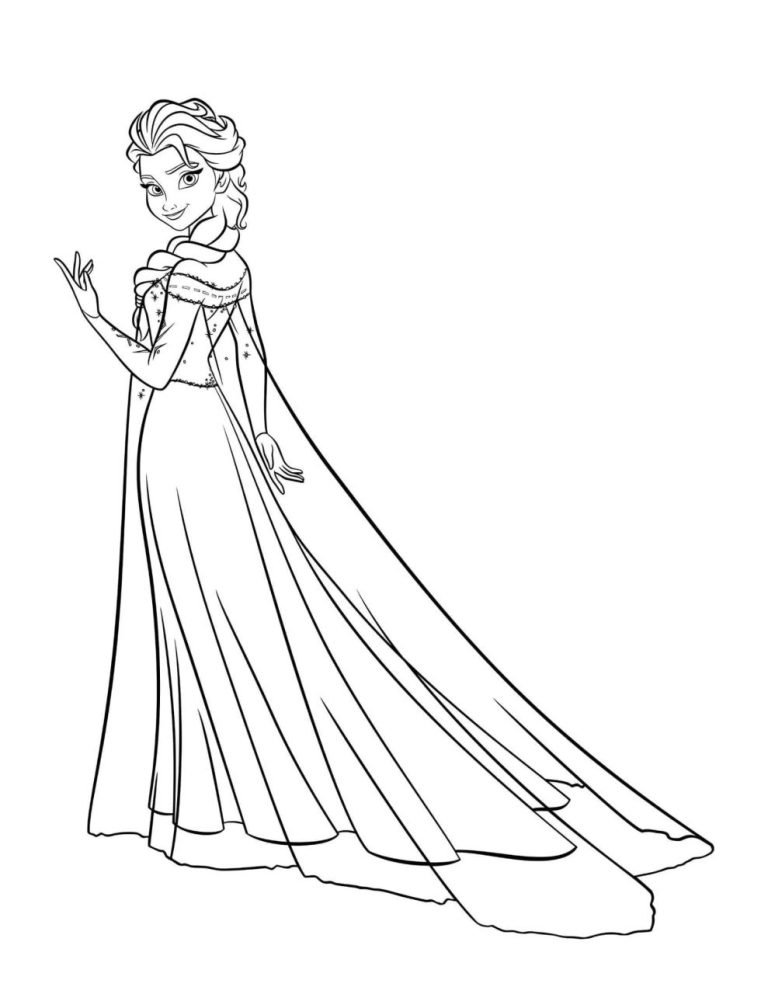 Coloring Pages Of Elsa