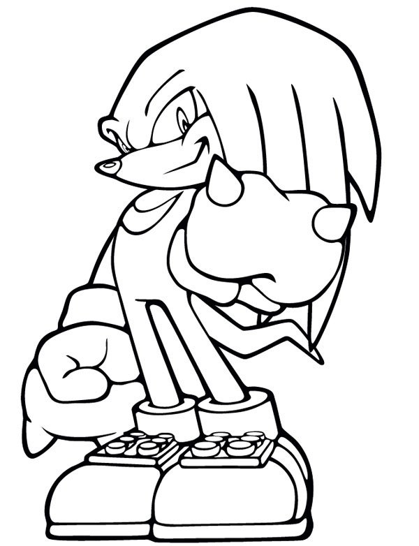 Hoverboard Coloring Pages Knuckles Coloring Pages