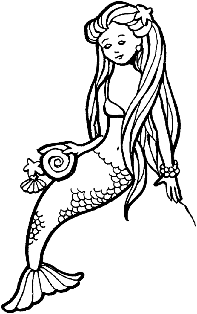 Mermaid Coloring Pages 3 Coloring Pages To Print