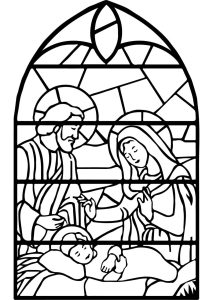 6 Best Christmas Nativity Scene Coloring Page Printable
