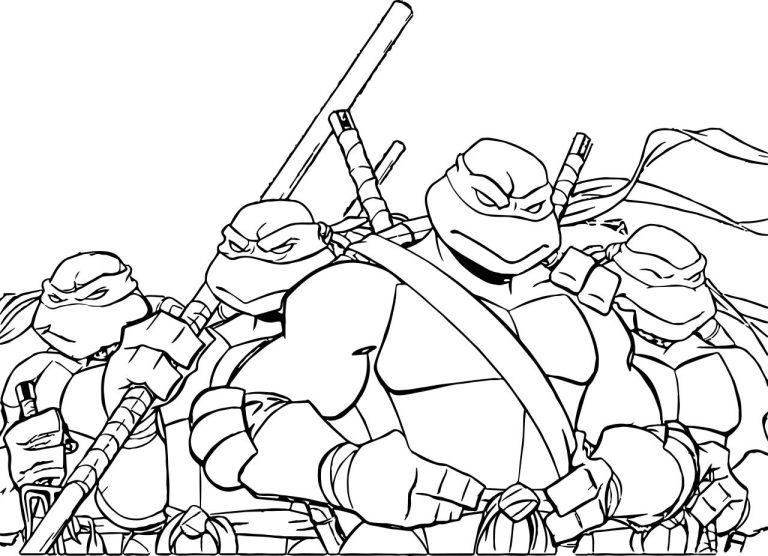 Coloring Pages Teenage Mutant Ninja Turtles