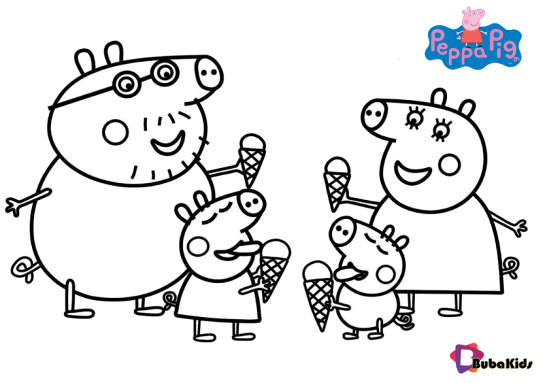Peppa Coloring Pages