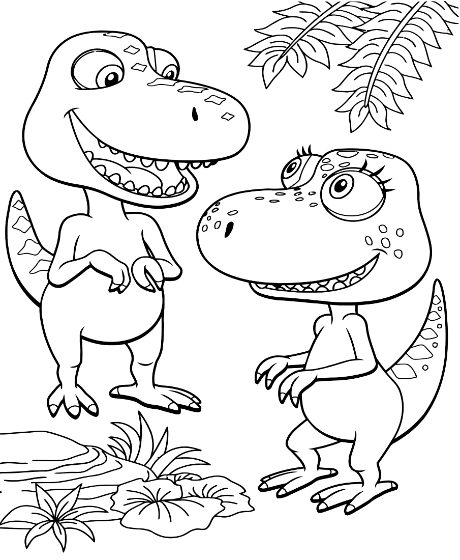Dinosaur Train Coloring Pages