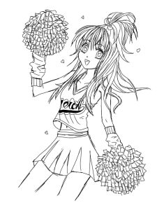Cheer Coloring Pages NEO Coloring