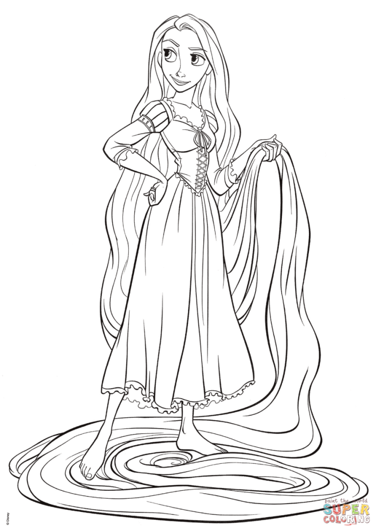 Tangled The Series Rapunzel Coloring Pages