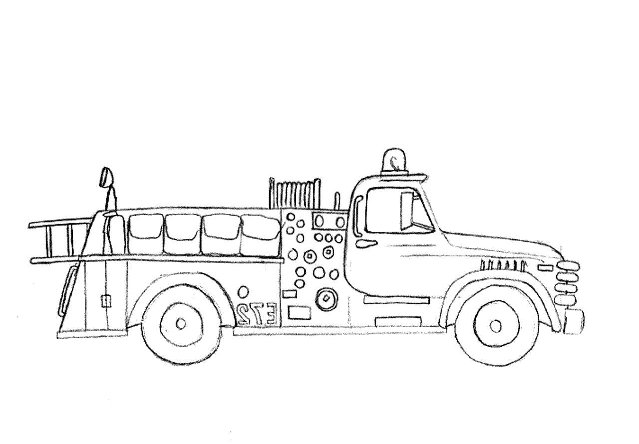 Firetruck Coloring Pages