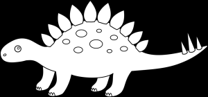 Stegosaurus Coloring Page Free Clip Art