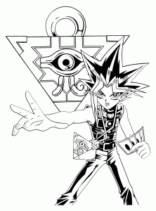 Coloring Page Yu gi oh coloring pages 19