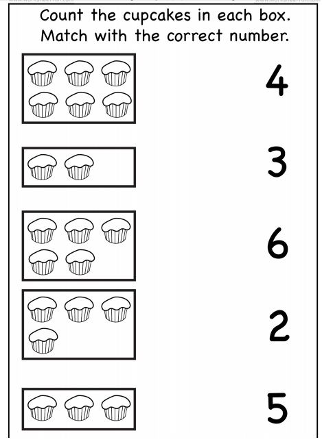 Nursery Matching Worksheets Pdf