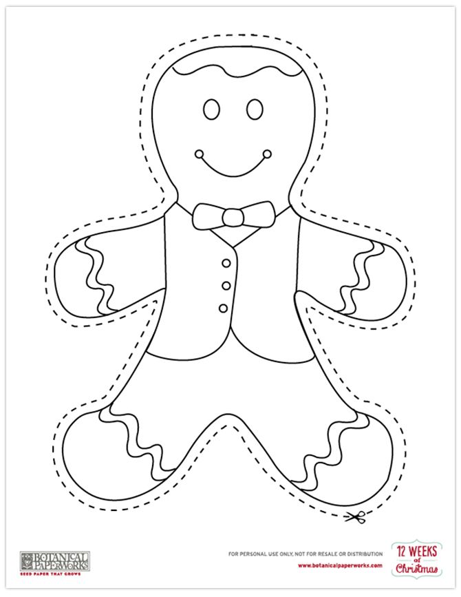 Printable Easy Christmas Coloring Pages