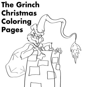 Grinch Christmas Printable Coloring Pages