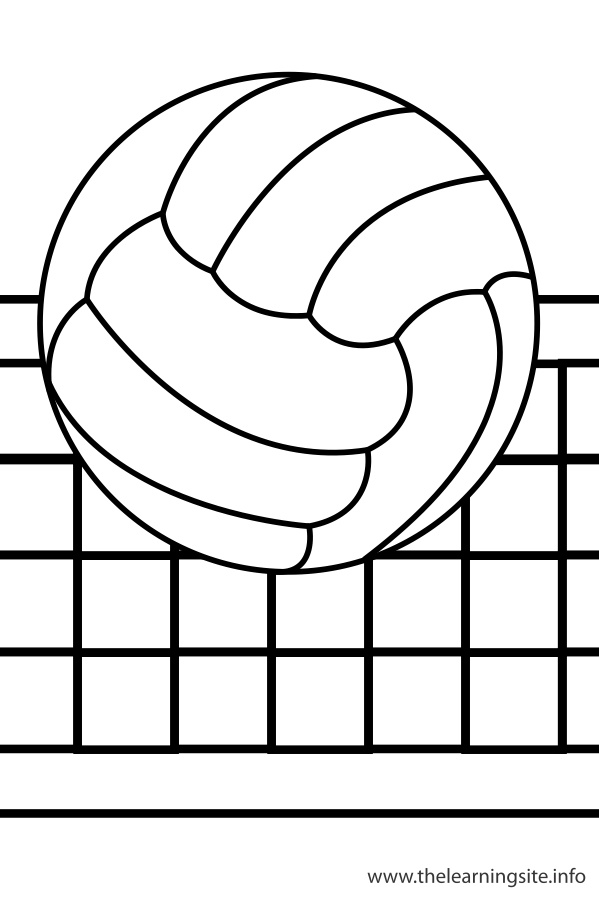 Coloring Pages Volleyball