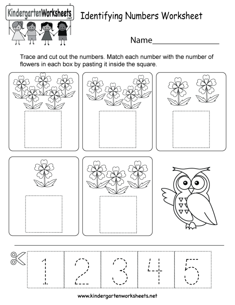 Free Printable Preschool Number Recognition Worksheets