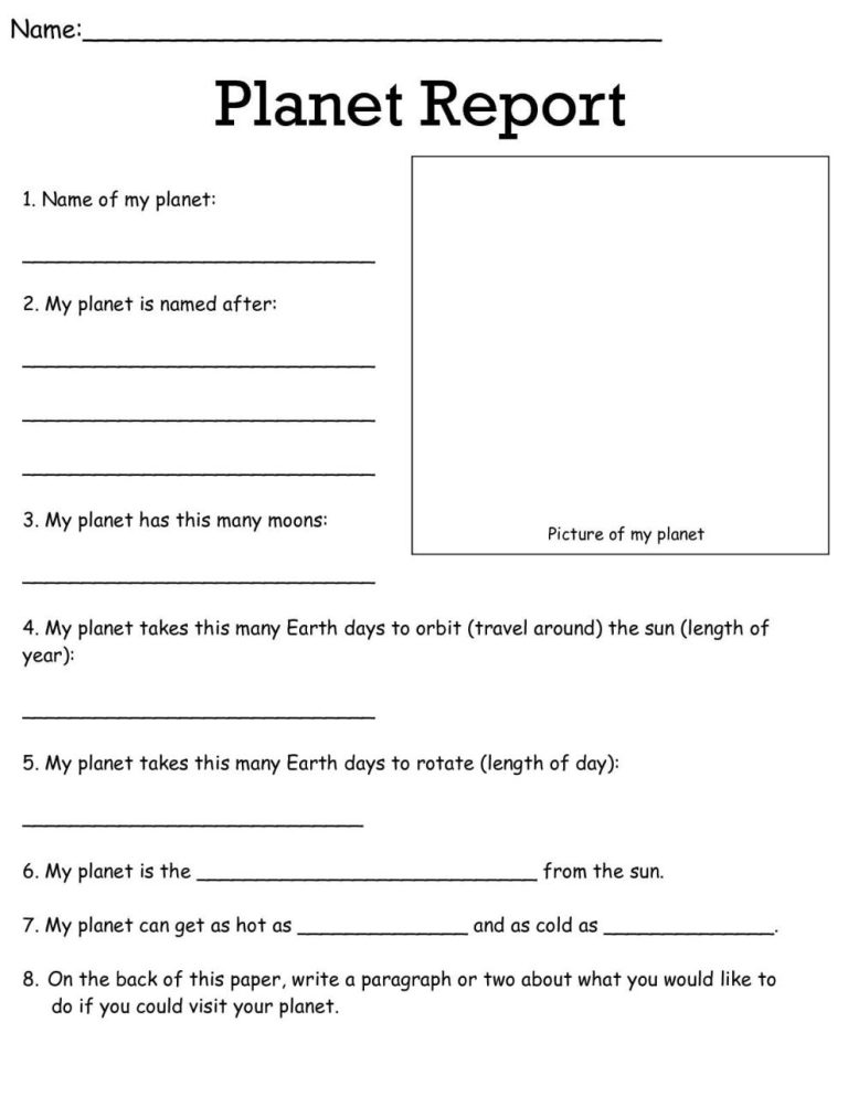 Free Printable Fifth Grade Free Printable 5th Grade Science Worksheets
