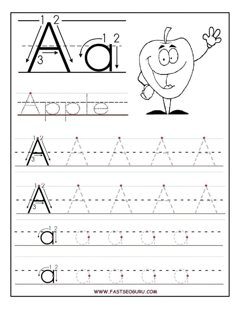 Free Printable Tracing Letters Template