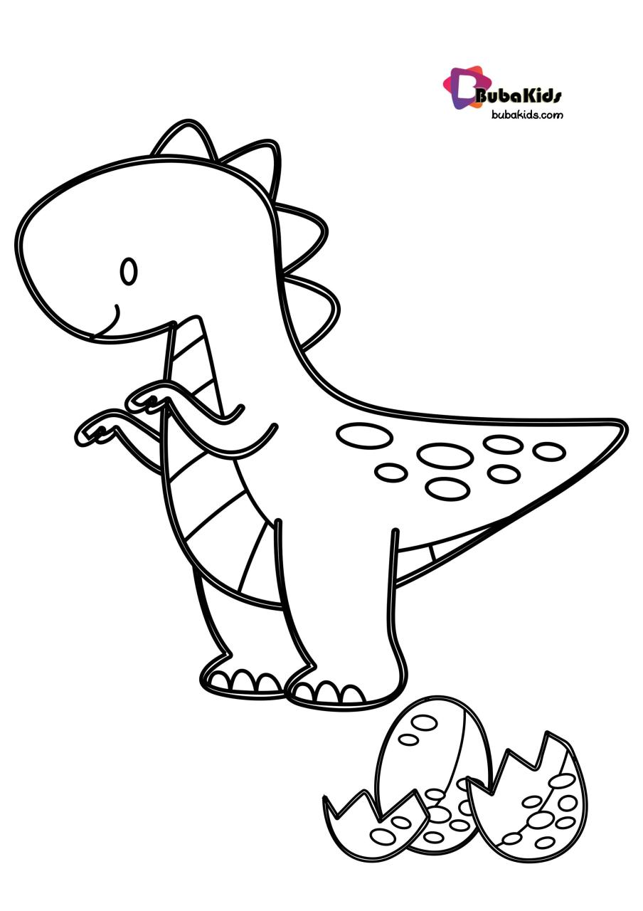 Coloring Pages Dinosaur Baby Christmas Tripafethna