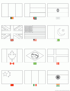 Country flags Coloring Pages Flag coloring pages, World flags