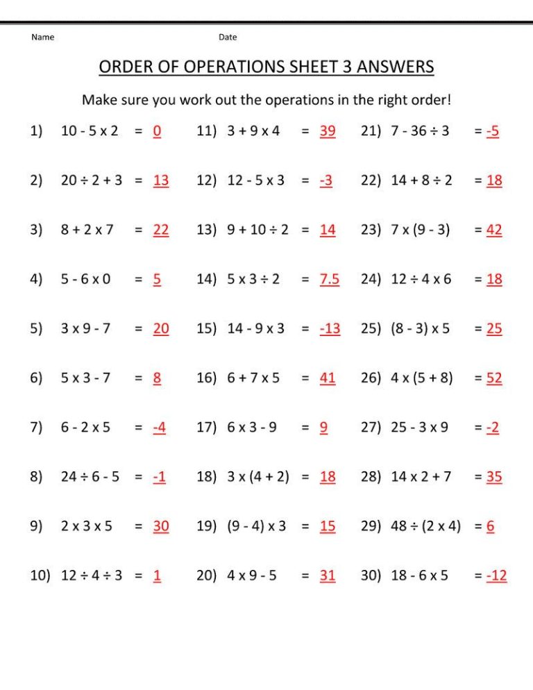 6th Grade Fraction To Percent Worksheet With Answers