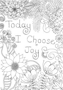 Positive Affirmation Coloring Pages Coloring Coloring Pages